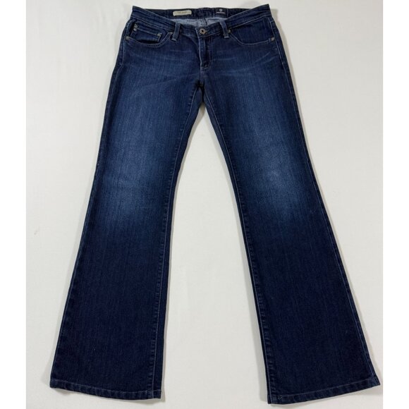 AG Adriano Goldschmied The Angel Bootcut Jeans 29R Dark Wash Made in USA - Picture 1 of 12